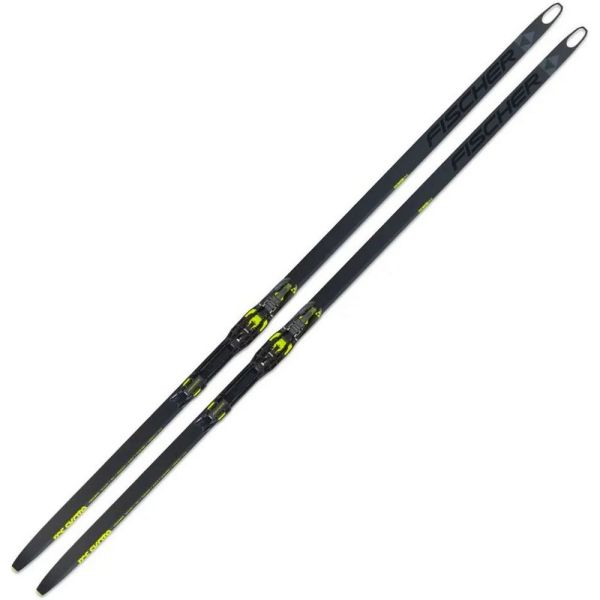 Беговые лыжи Fischer RCS Skate Plus Medium с насечками, черный, 186 см