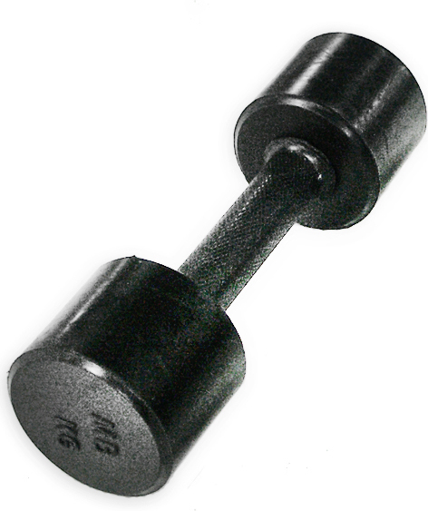 Гантель MB Barbell Фитнесс 5кг Black