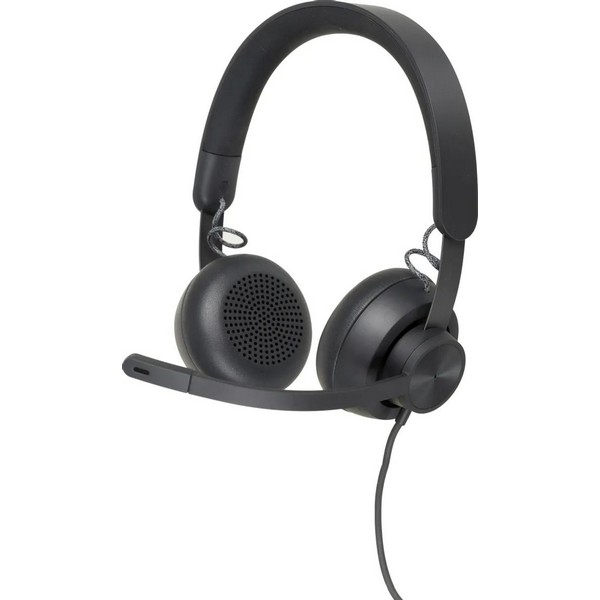 Проводная гарнитура Logitech Zone Wired UC [981-000875] черный