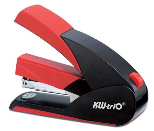 Степлер KW-trio Lever-Tech 5652 черный/красный 20 листов