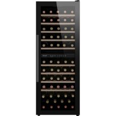 Винный шкаф Weissgauff WWC-77 DB DualZone на 77 бутылок черный